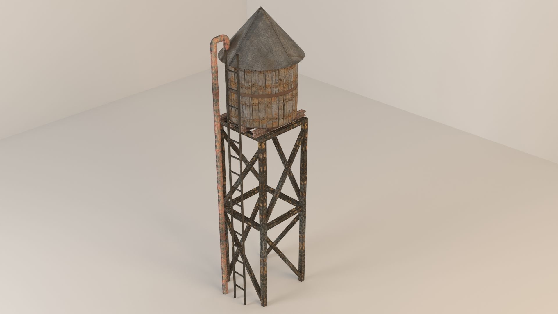 Water Tank 3D model_1