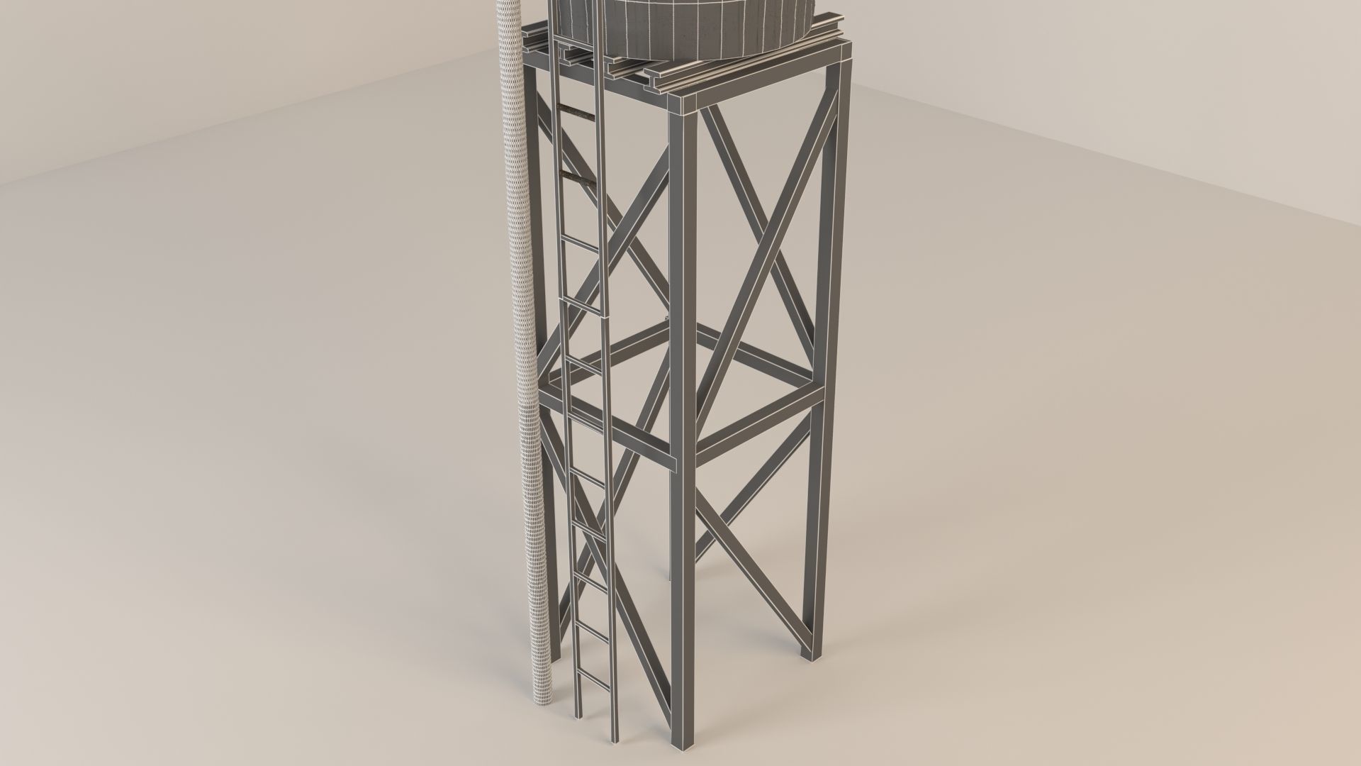 Water Tank 3D model_12