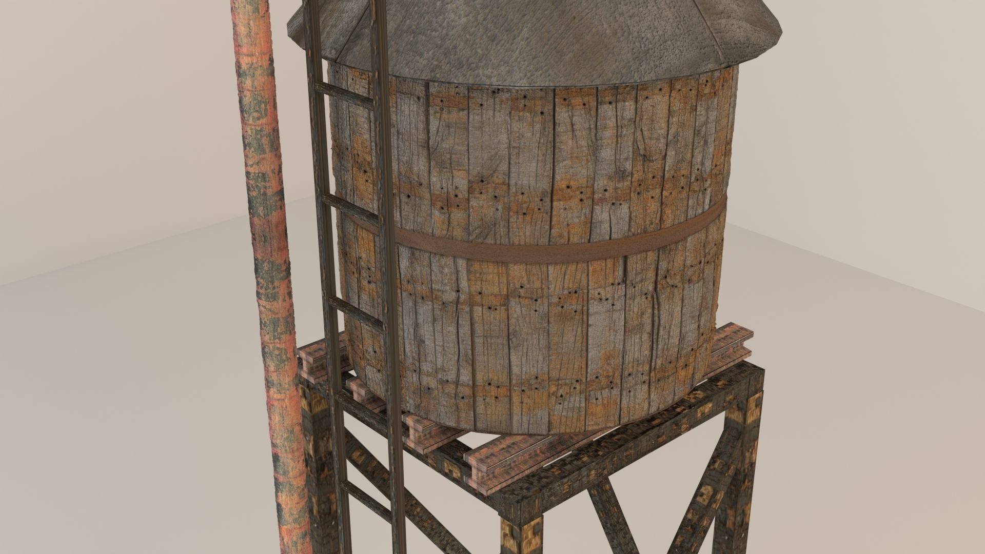 Water Tank 3D model_5
