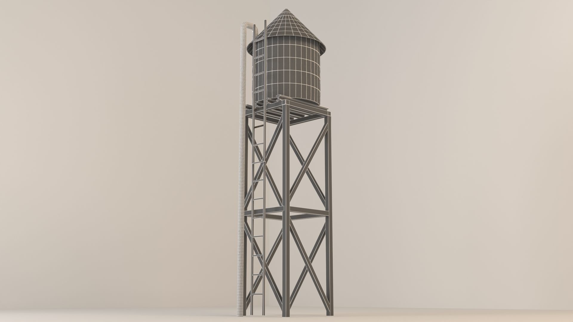Water Tank 3D model_18
