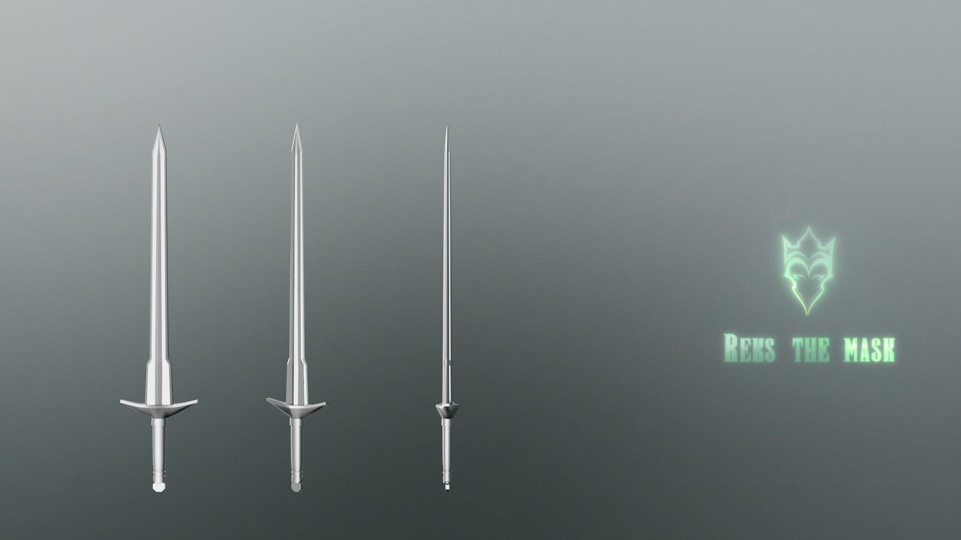 Kid Loki Sword 3D print file 3D print model_3