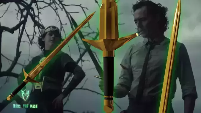 Kid Loki Sword 3D print file 3D print model