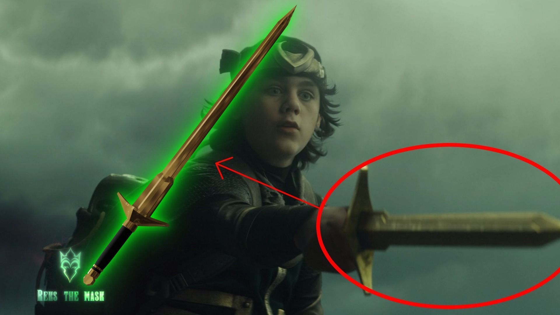 Kid Loki Sword 3D print file 3D print model_1