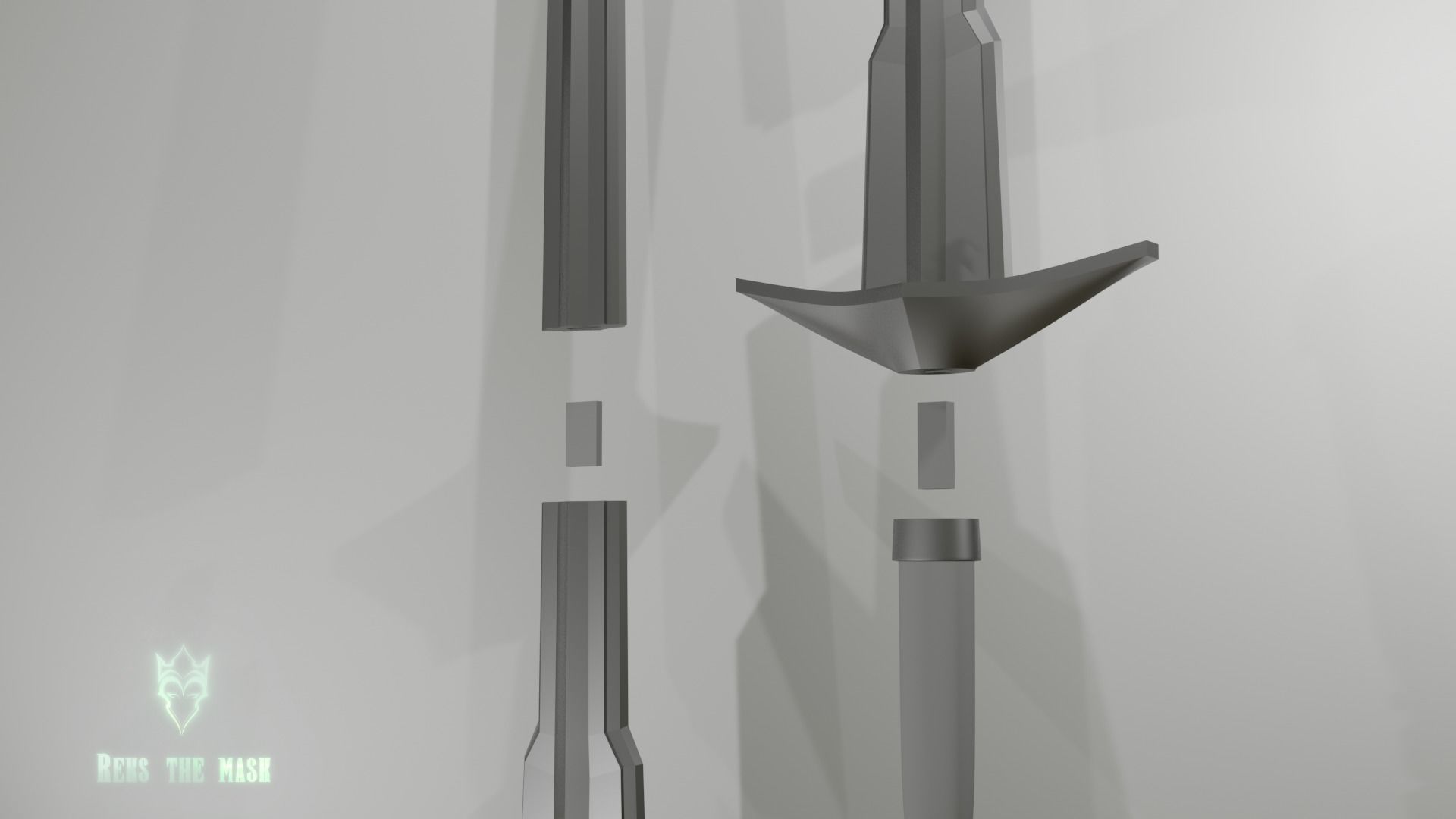 Kid Loki Sword 3D print file 3D print model_7