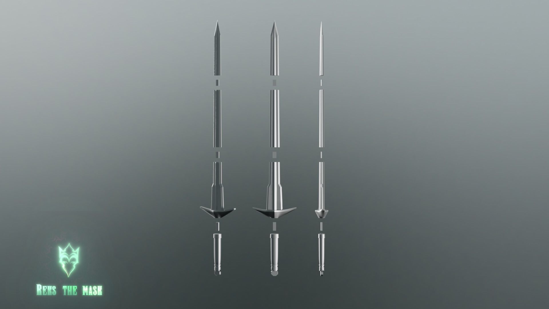 Kid Loki Sword 3D print file 3D print model_4