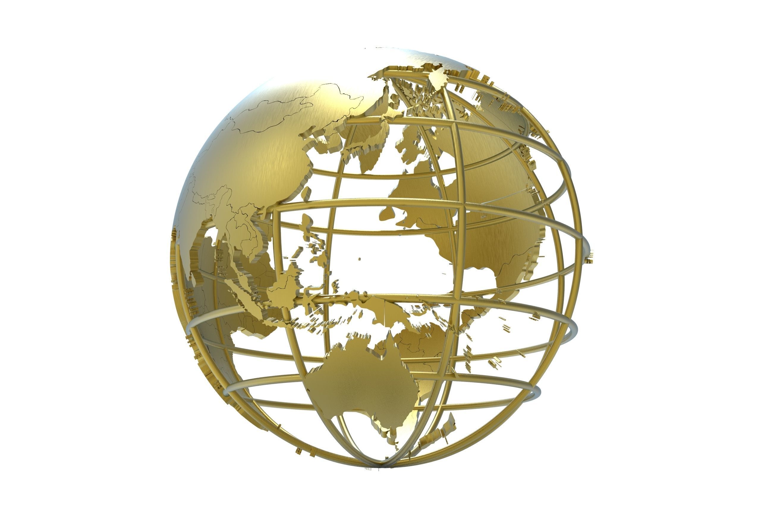 planet earth 3D model_3