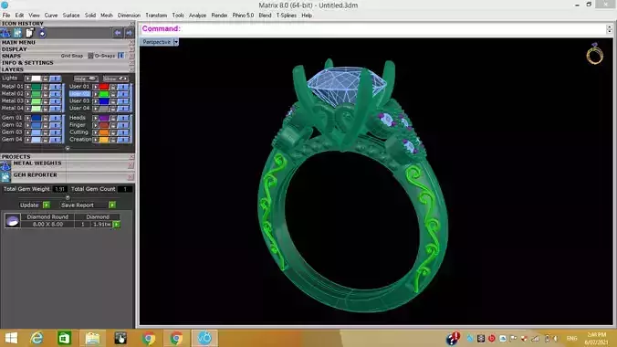 3D Rings - jewelry 3d 3D print model