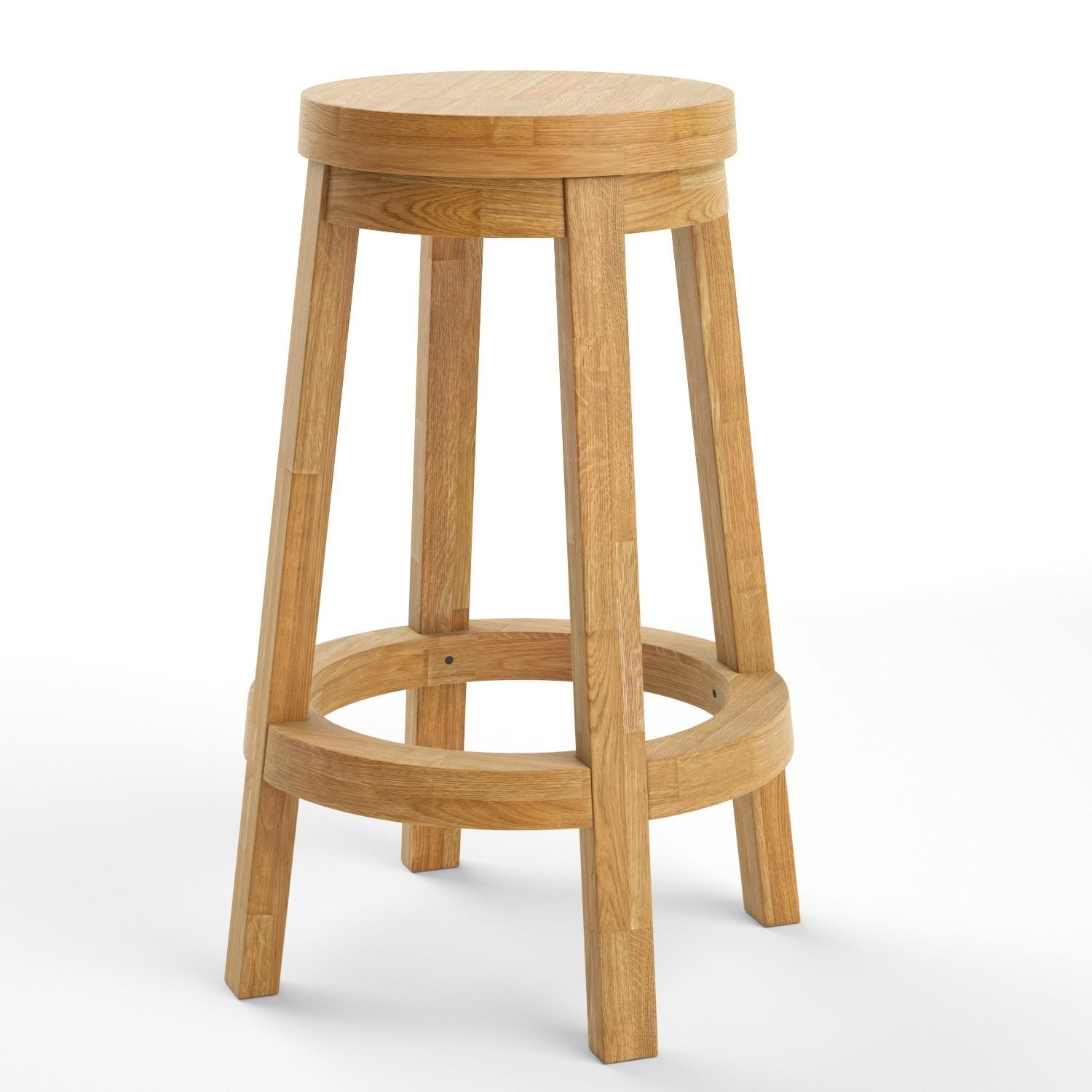 Spin counter stool 3D model_5