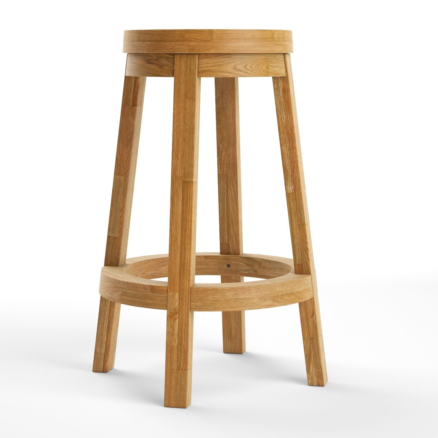 Spin counter stool 3D model_6