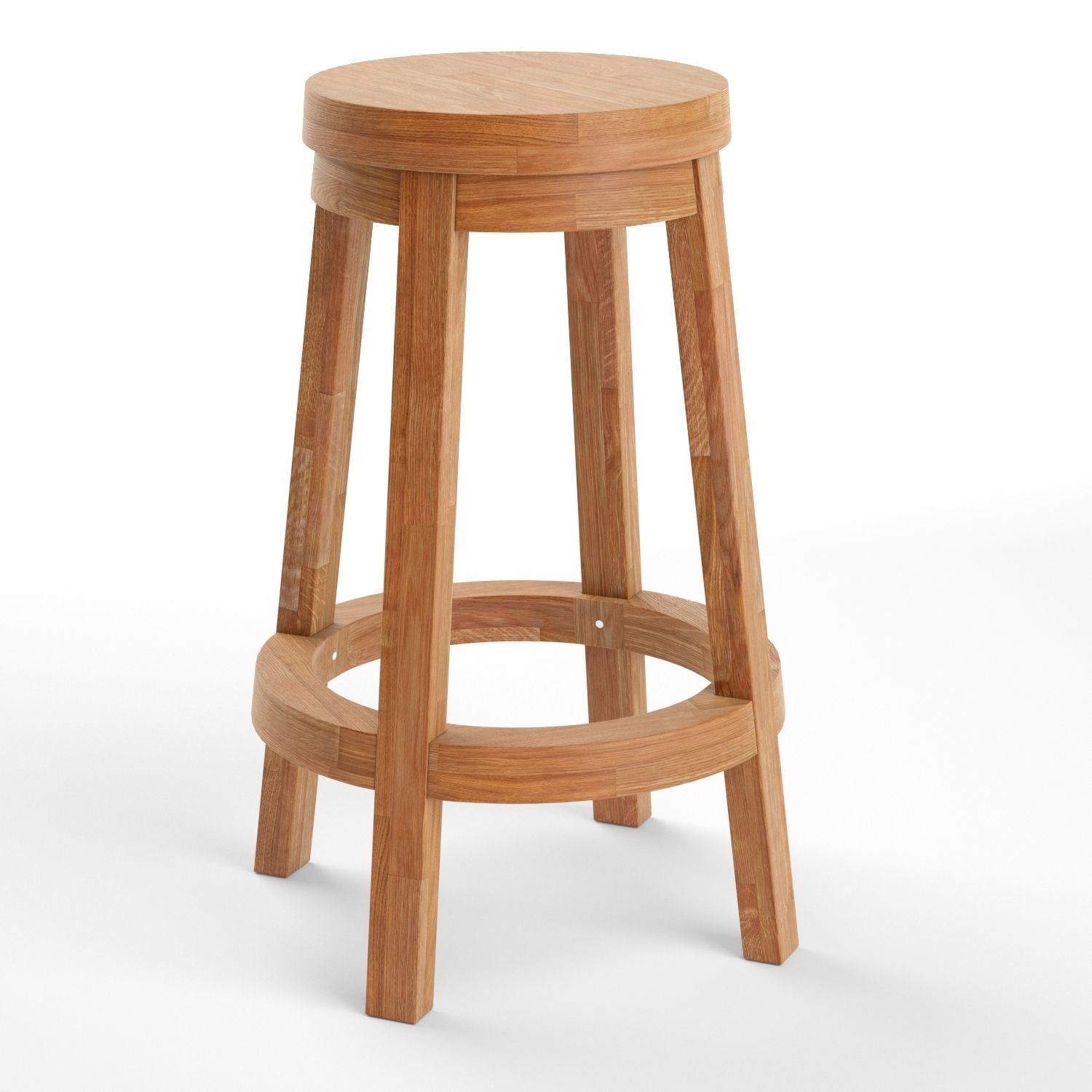 Spin counter stool 3D model_2