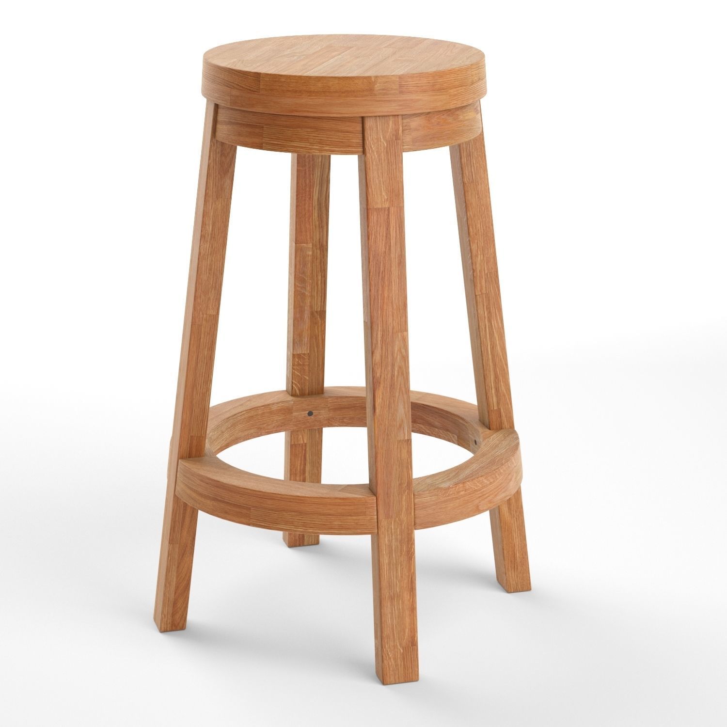 Spin counter stool 3D model_1