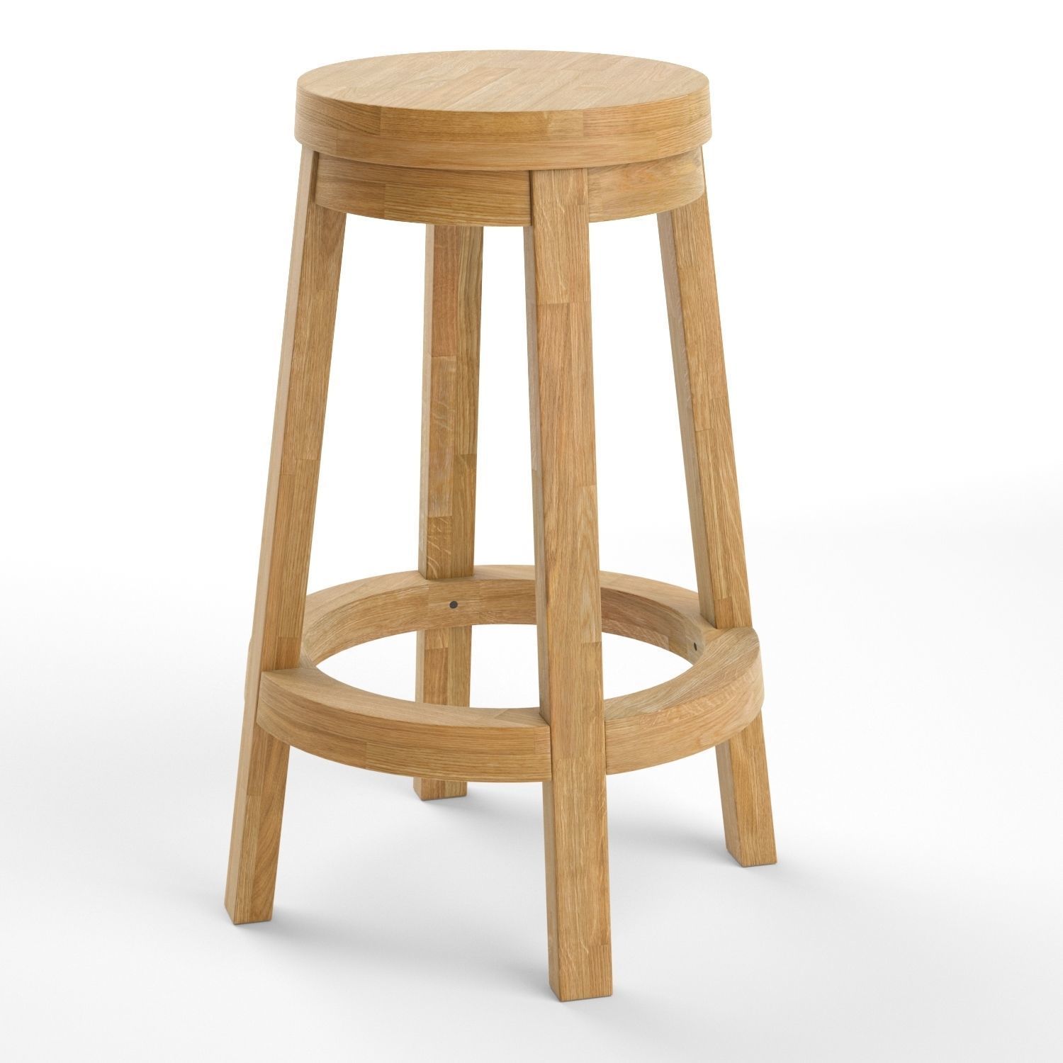 Spin counter stool 3D model_3
