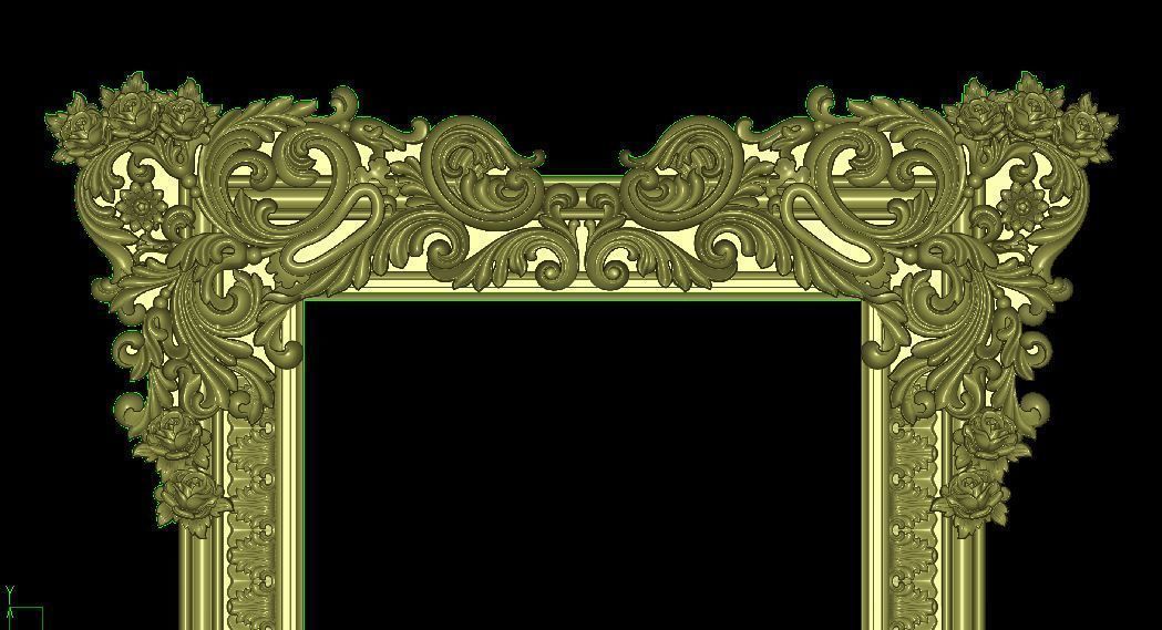 frame 3d - CNC machine 3D print model 3D model_4