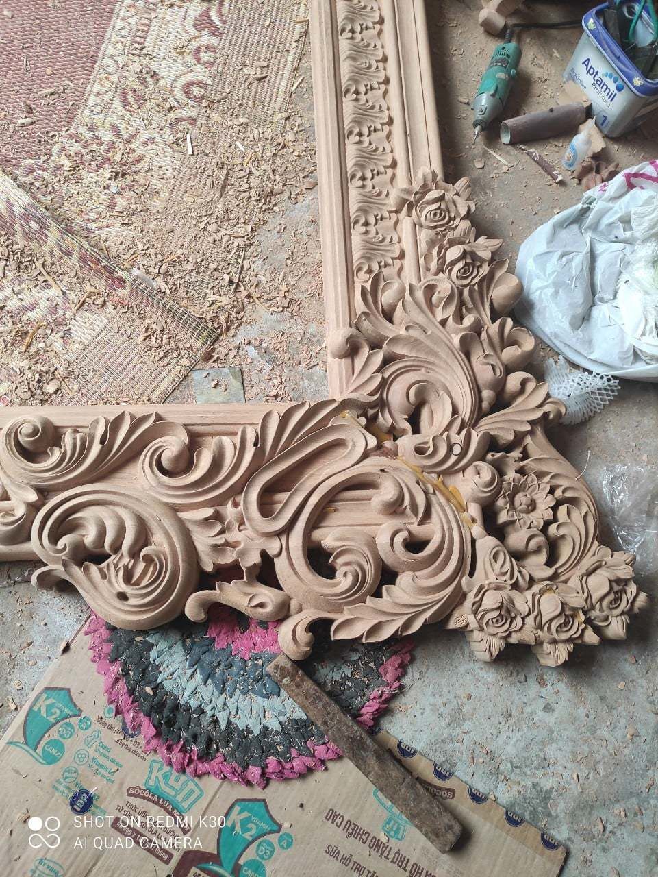 frame 3d - CNC machine 3D print model 3D model_2