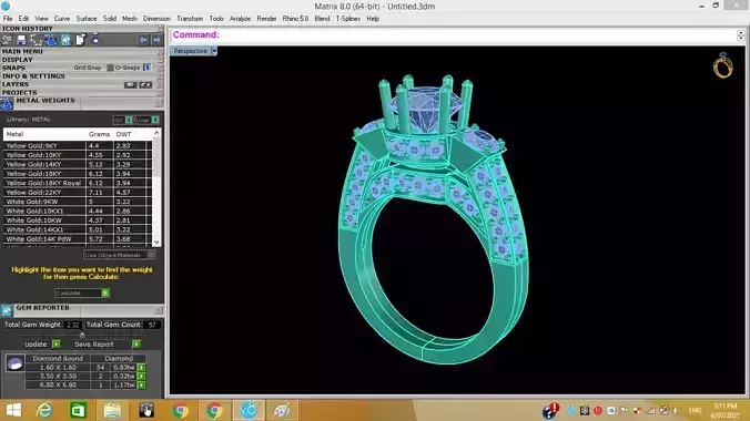 3D Rings - jewelry 3d