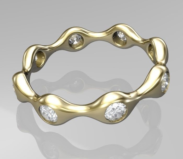 Eternity band 3D print model_2