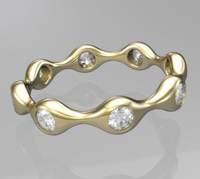 Eternity band 3D print model_1