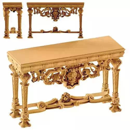 Classic table in Famate STL