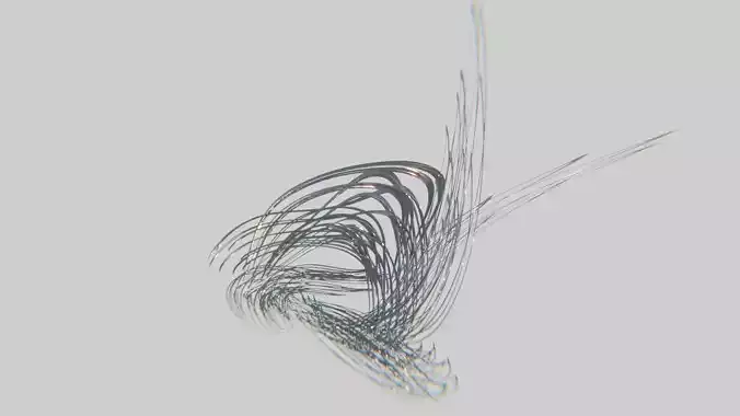 Abstract statue Lotus