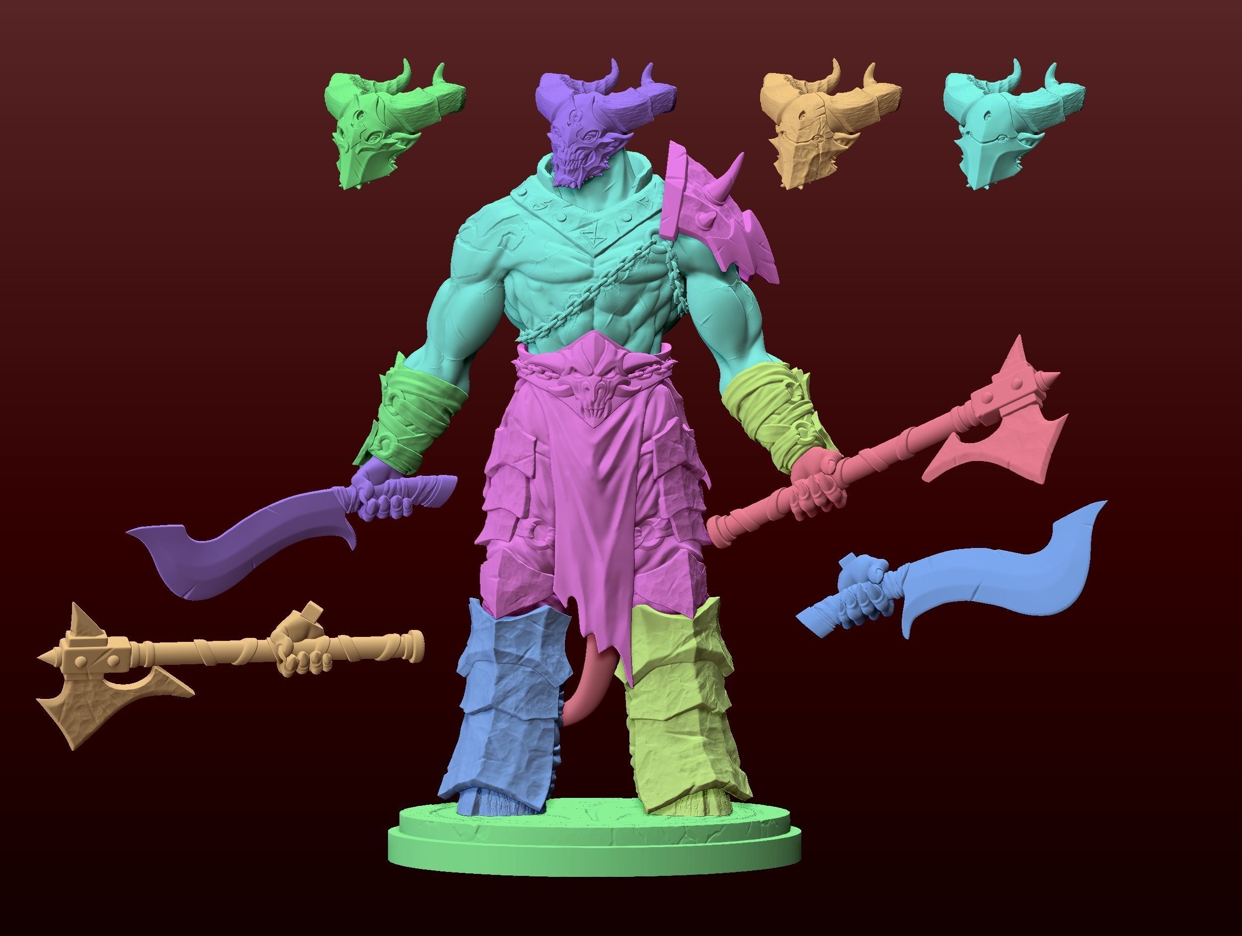 The Demon Berserk 3D print model_14