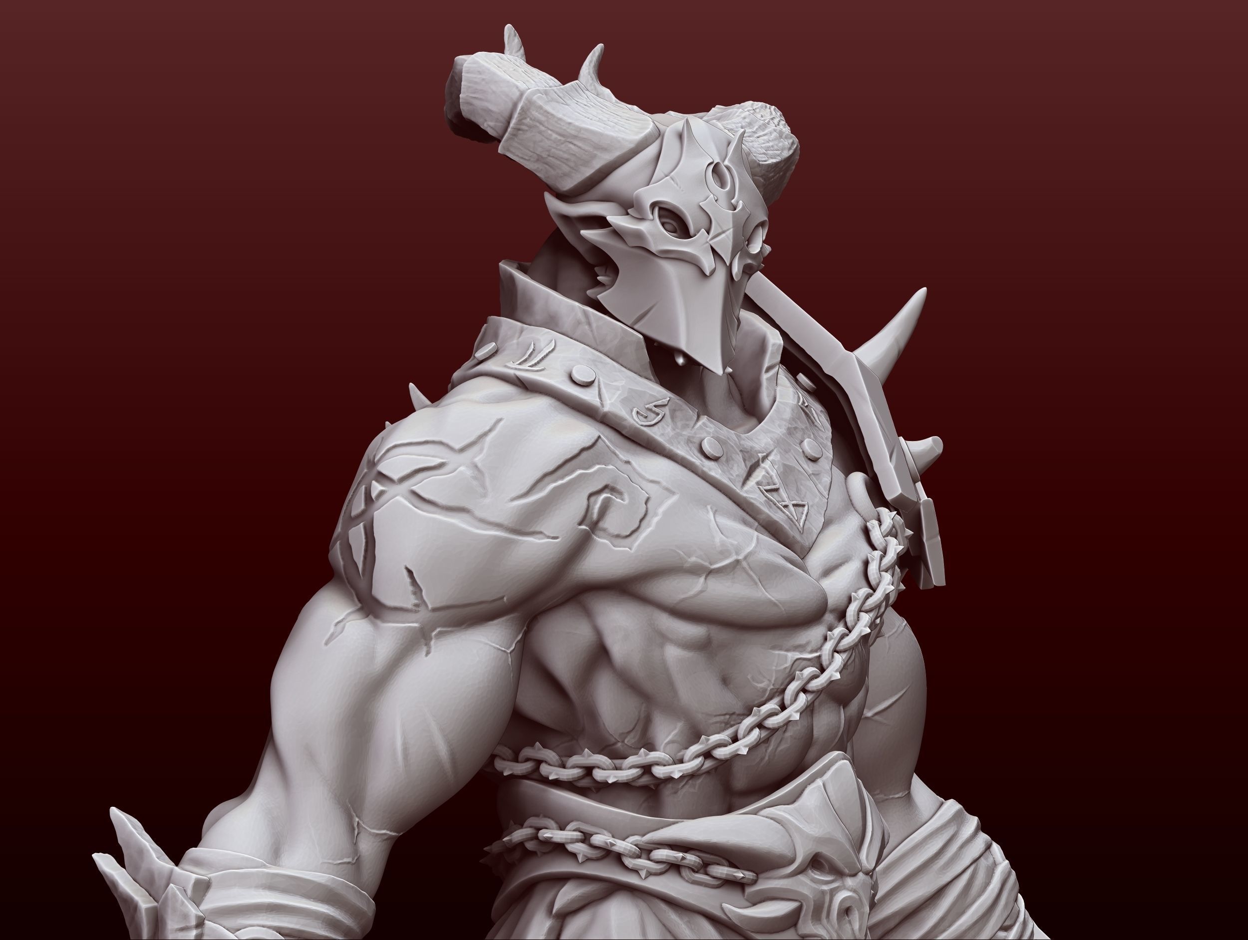 The Demon Berserk 3D print model_8