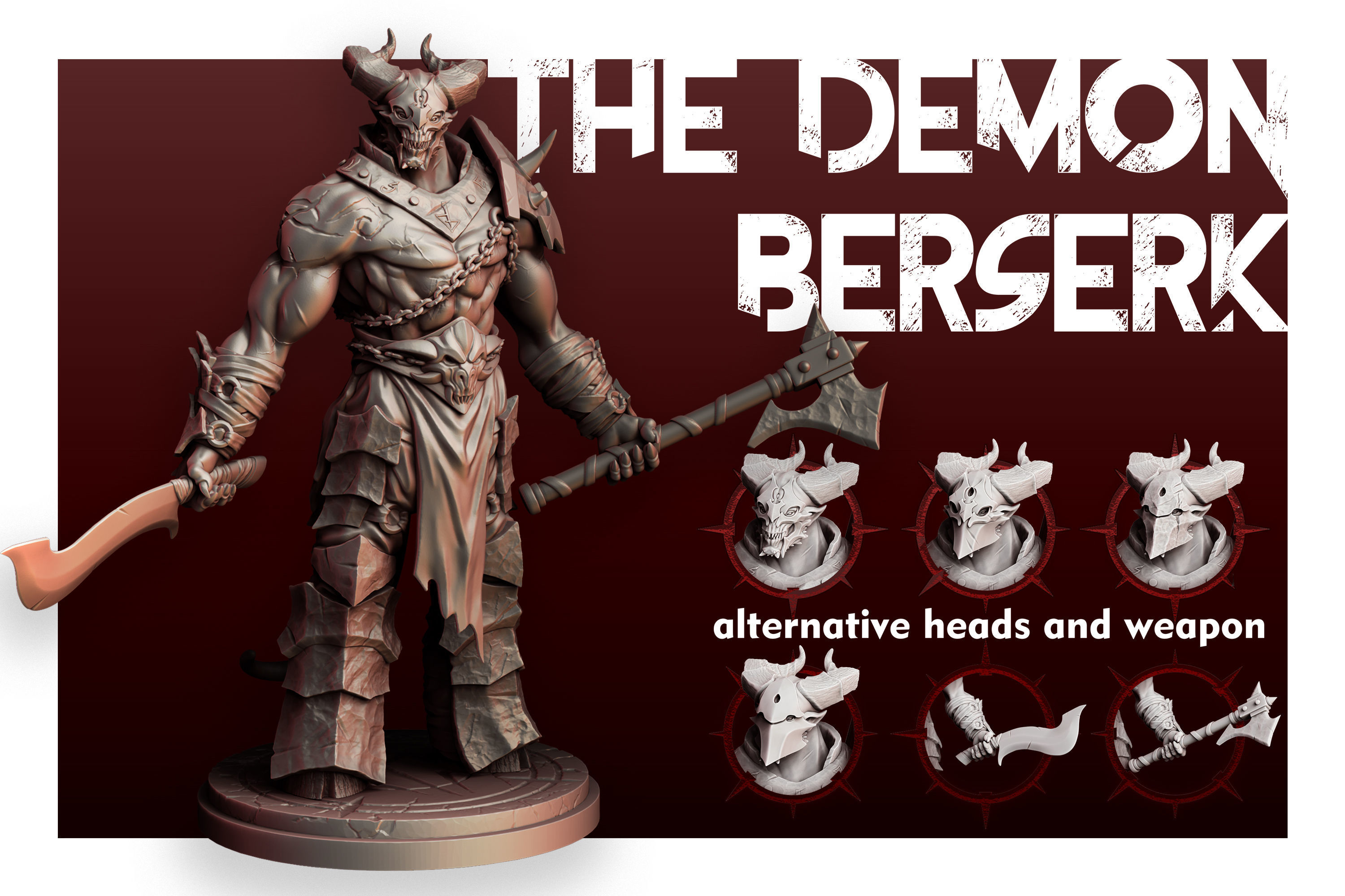 The Demon Berserk 3D print model_0