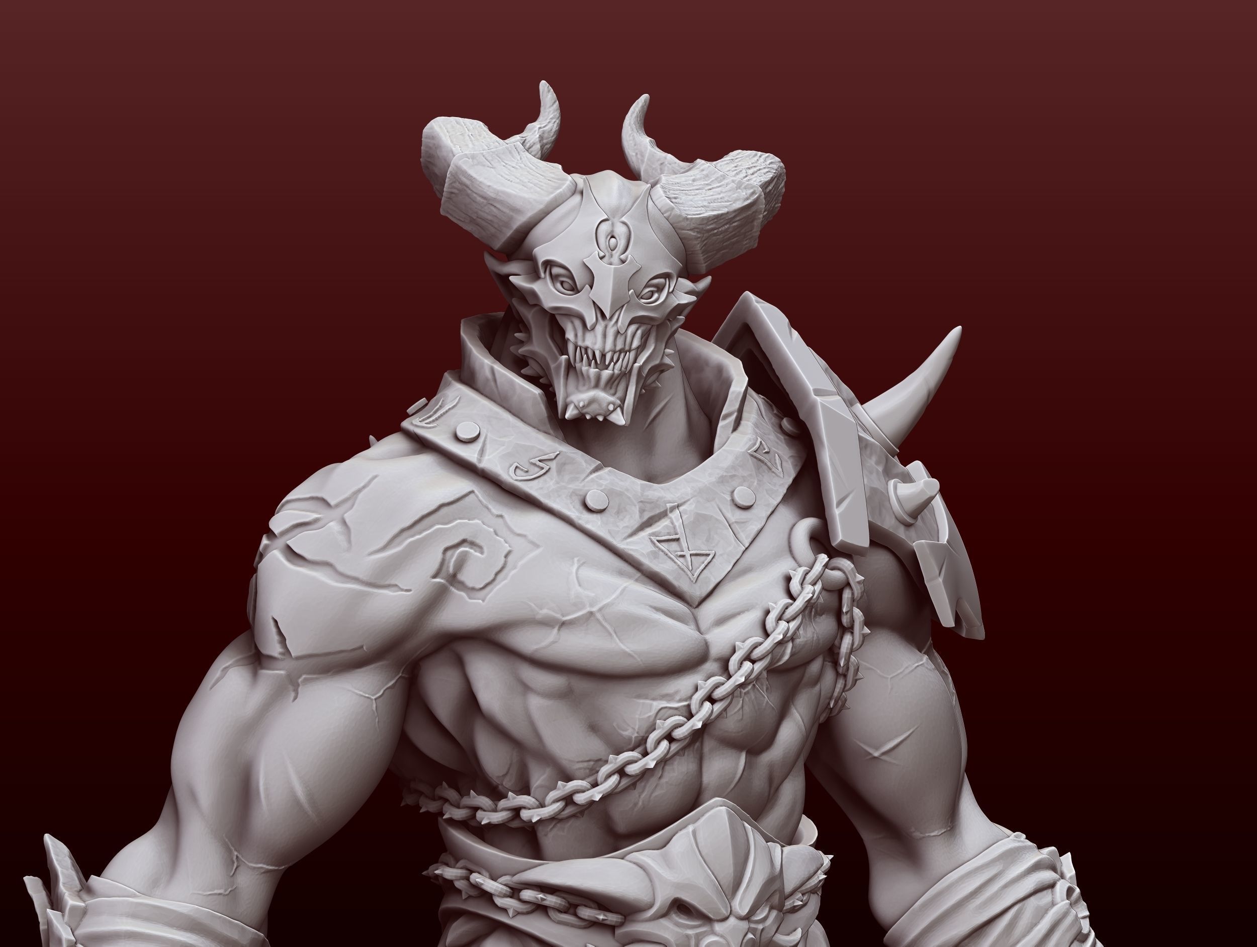 The Demon Berserk 3D print model_4