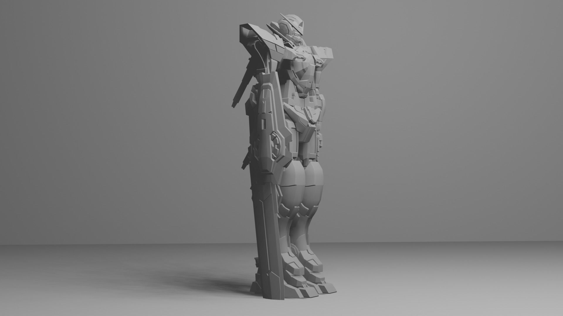 Exia Gundam 3D Model Free 3D model_3