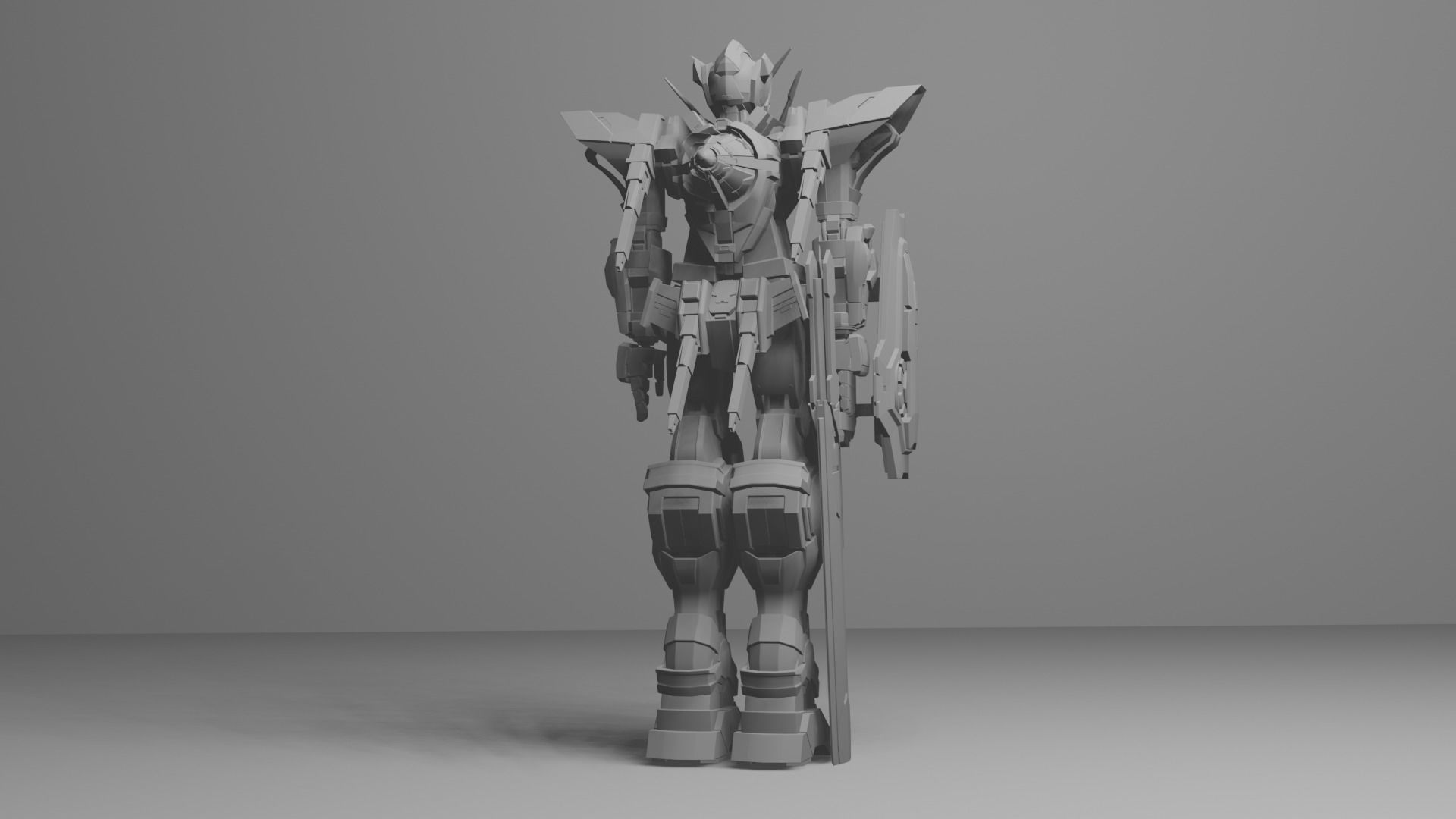 Exia Gundam 3D Model Free 3D model_2