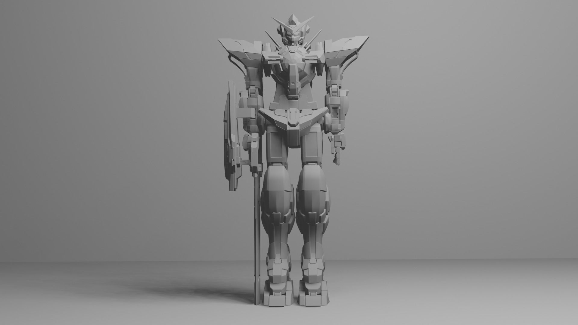 Exia Gundam 3D Model Free 3D model_1
