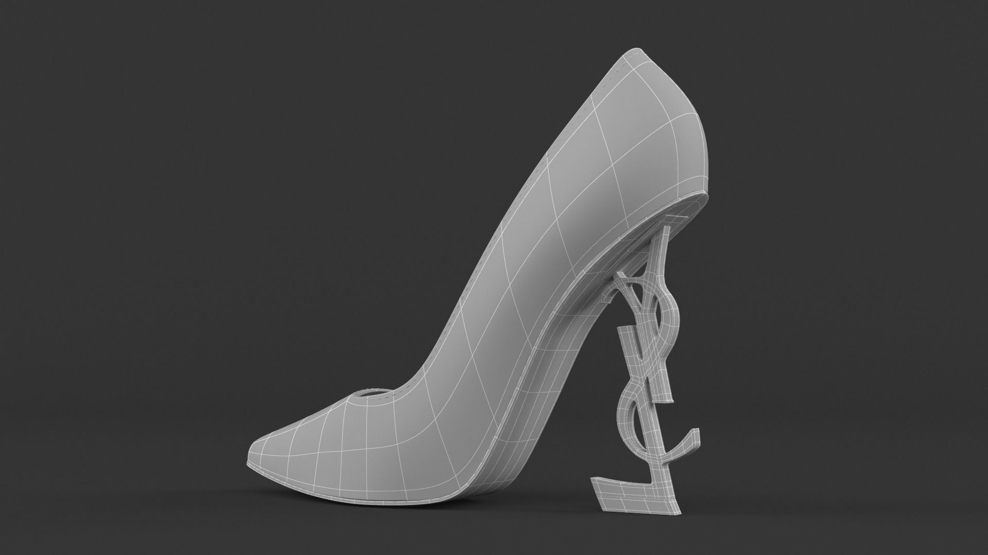 Women Shoes 3D model_8