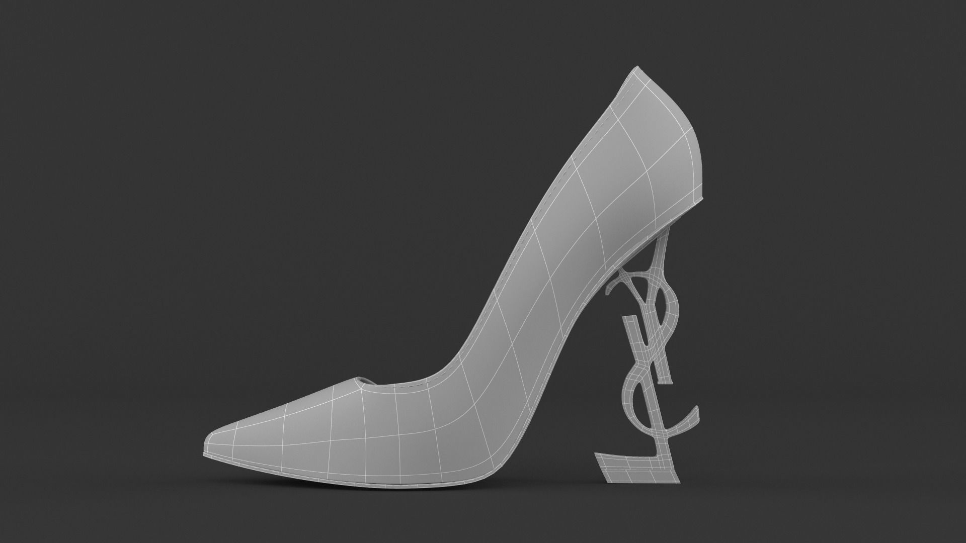 Women Shoes 3D model_7