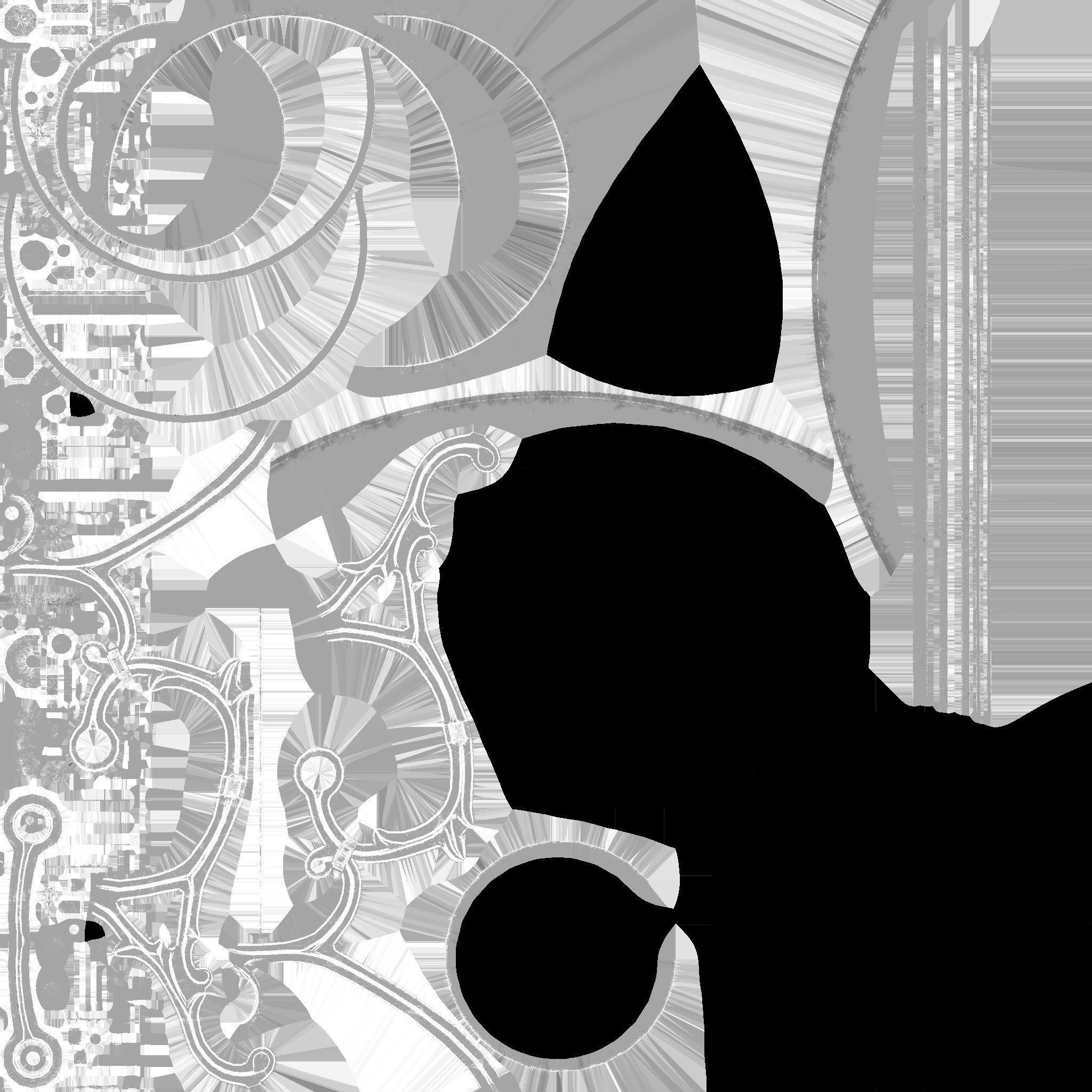 old clock Free 3D model_2