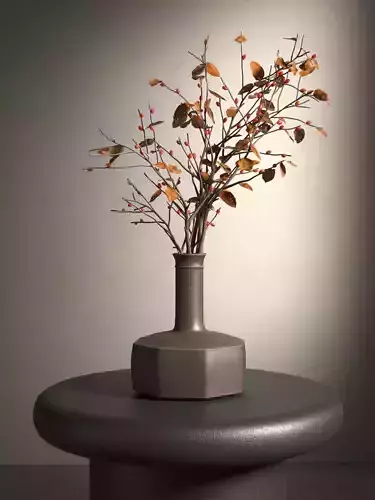 Vase with Rose Hip 2