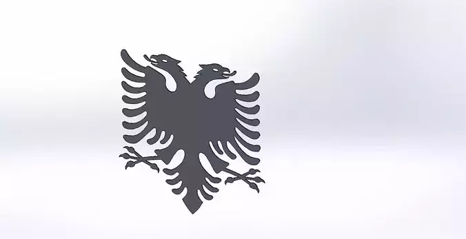 Double headed eagle Albania