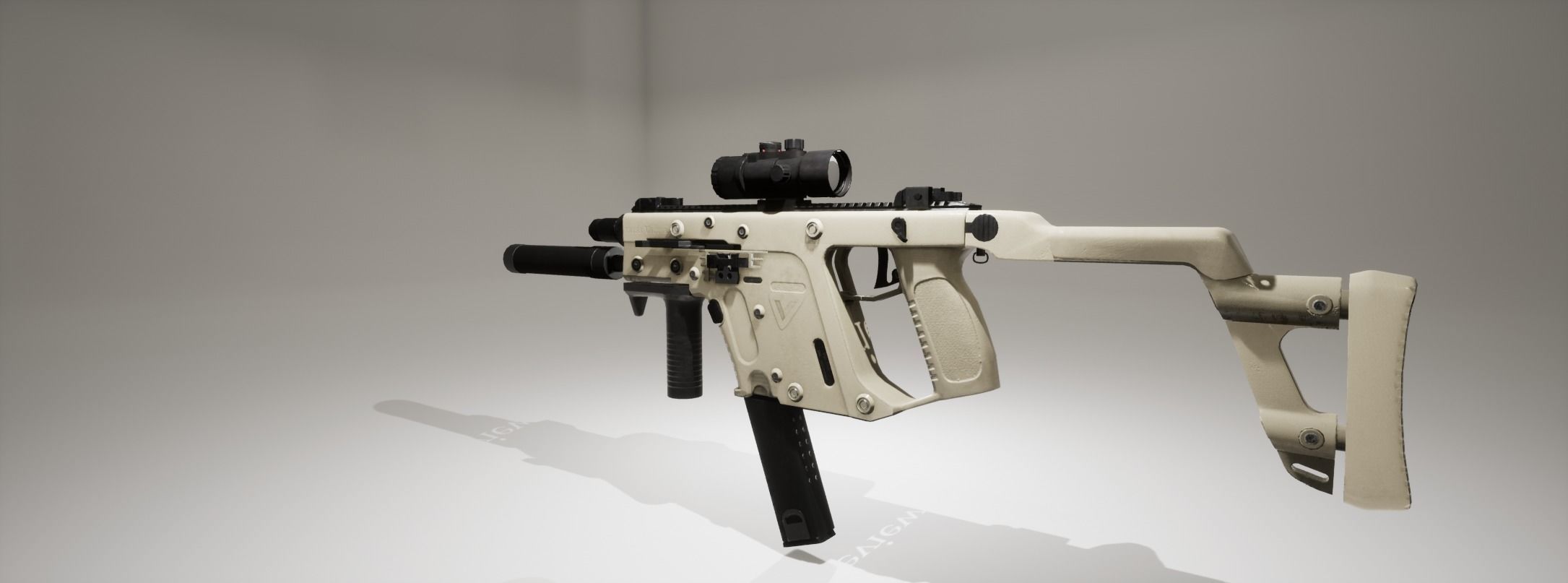 Vector kriss Low-poly 3D model_7