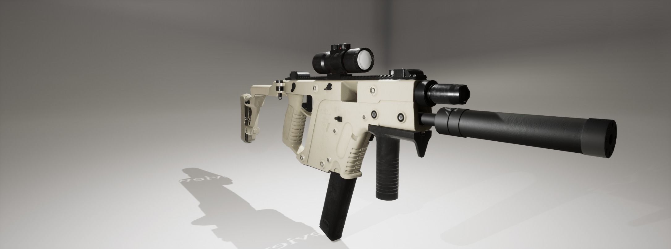 Vector kriss Low-poly 3D model_6