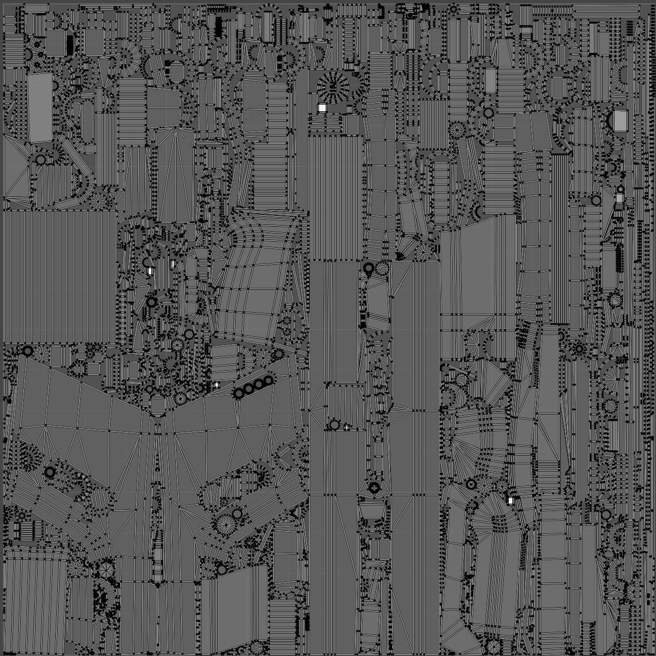 Vector kriss Low-poly 3D model_11