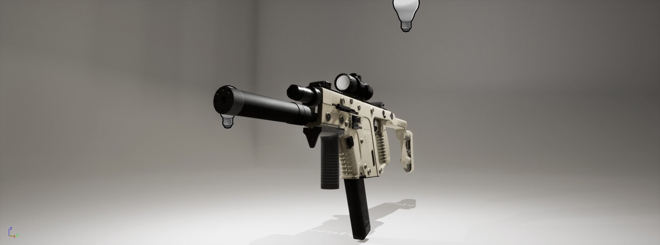 Vector kriss Low-poly 3D model_5