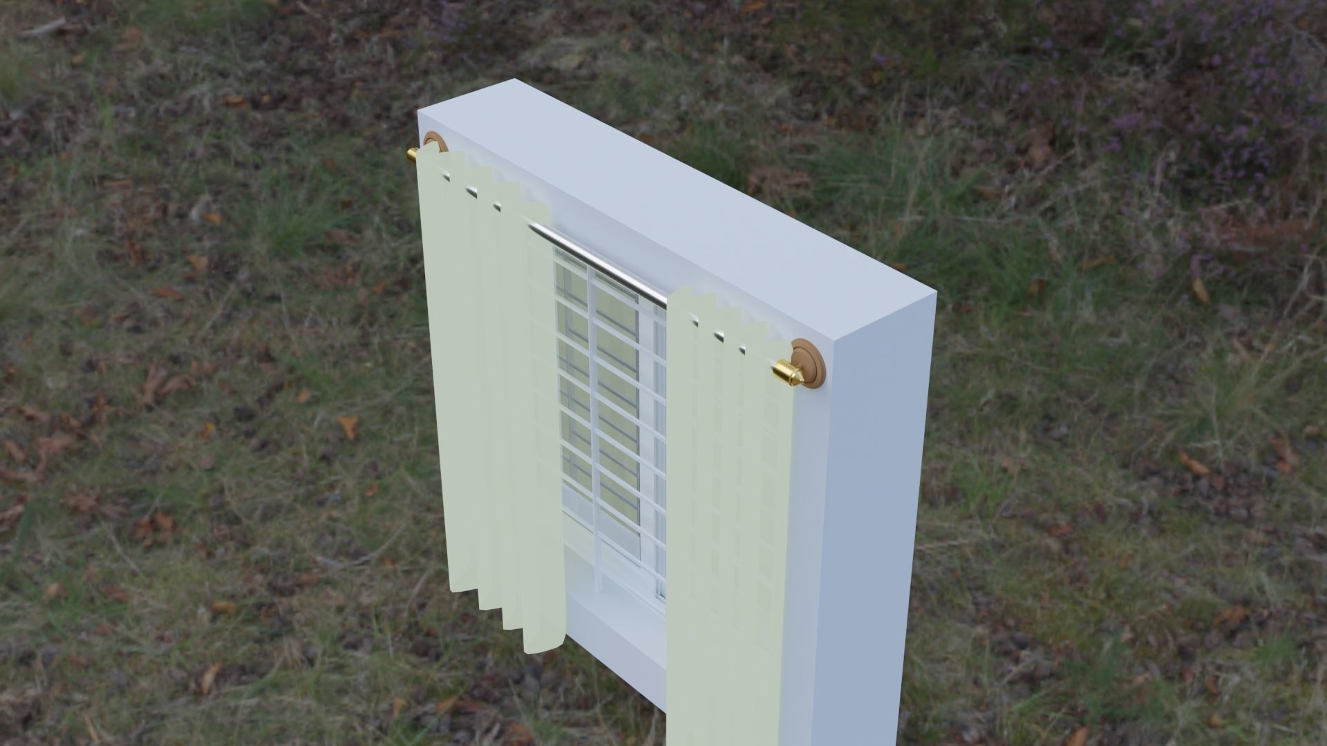 Window 3D Model in sky Free 3D model_3