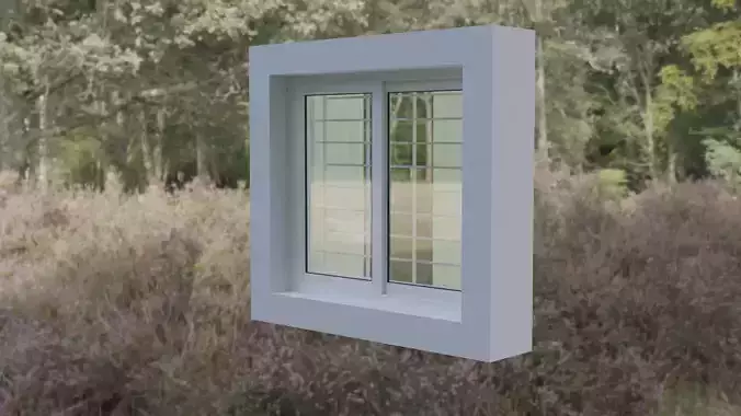 Window 3D Model in sky Free 3D model