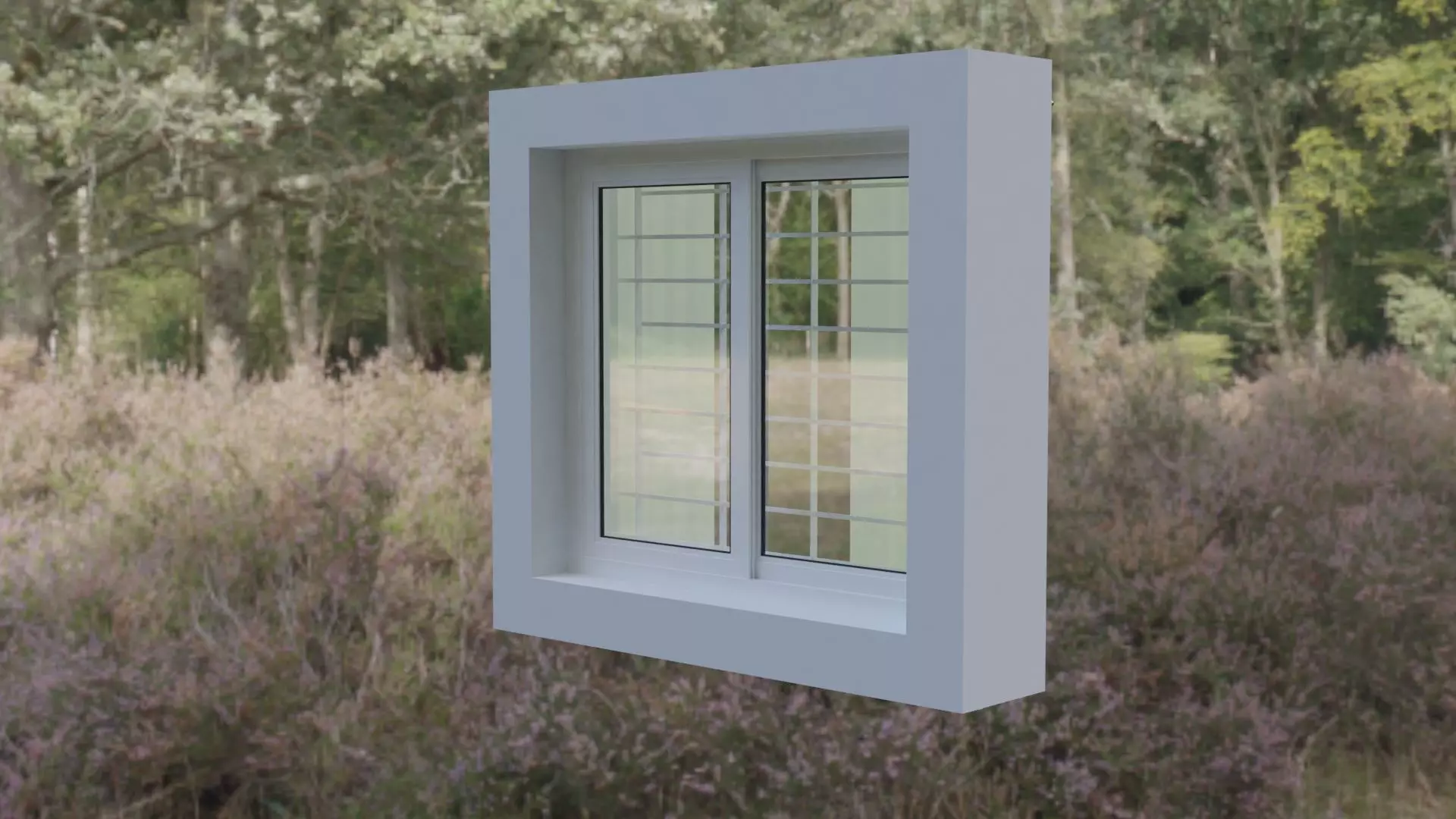 Window 3D Model in sky Free 3D model_0