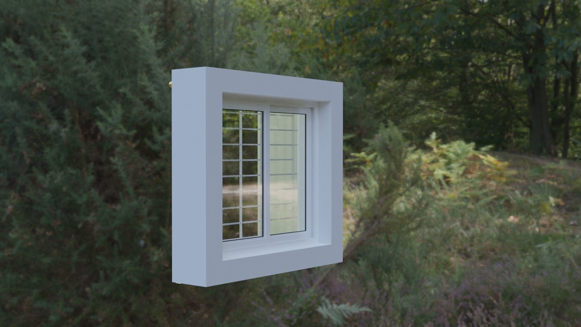 Window 3D Model in sky Free 3D model_4