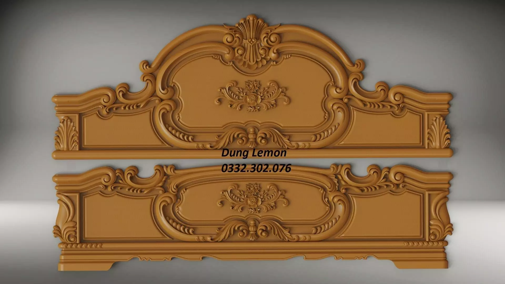 01 Bed 3D relief models 3D print model 3D print model