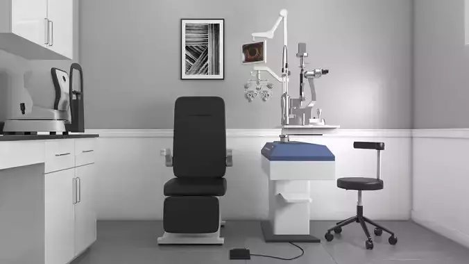 Eye Clinic Ophthalmologist 3D model