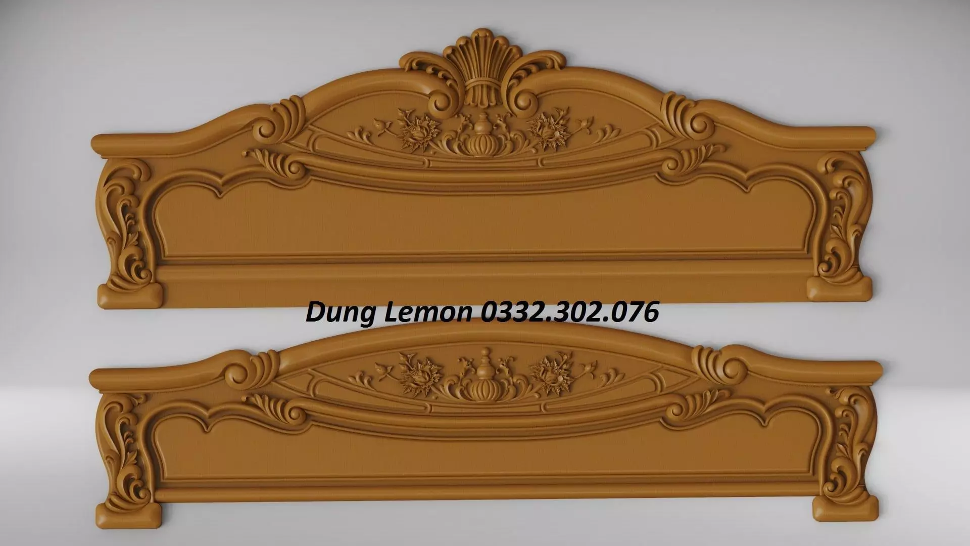 02 Bed 3D relief models 3D print model 3D print model