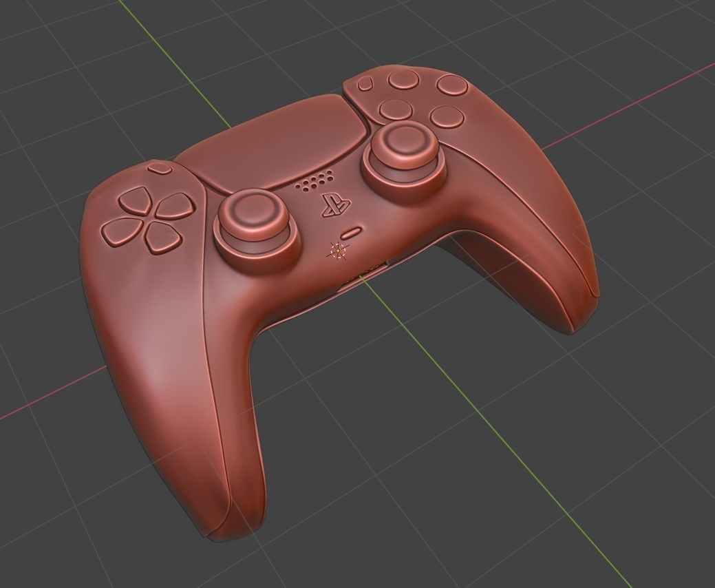 PS5 Controller 3D model_2
