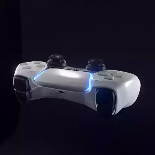 PS5 Controller 3D model