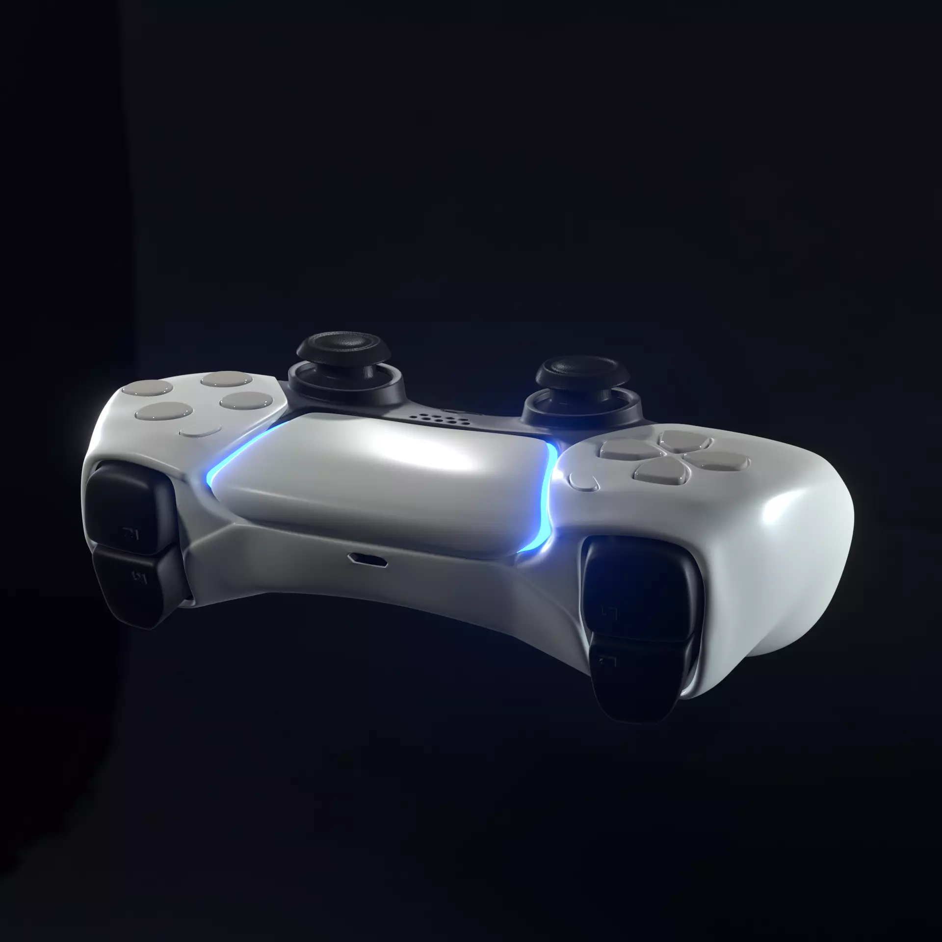 PS5 Controller 3D model_0