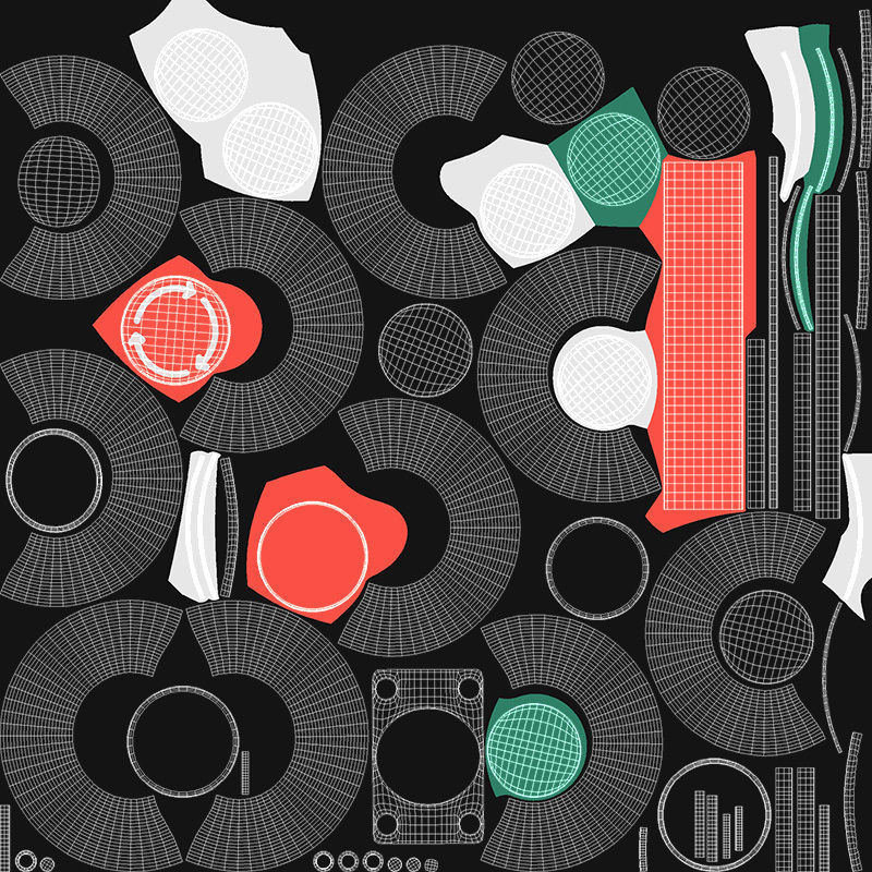 Crane Controls 3D model_8